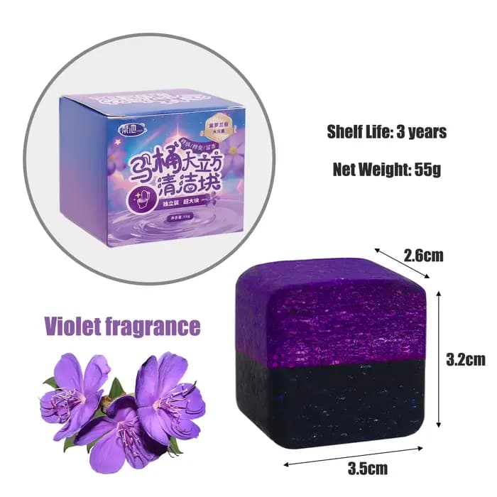 Mini Cube nettoyant pour toilettes, élimine les taches d'urine, comprimés de nettoyage de parfum de 