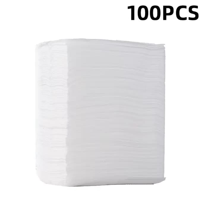 100 pièces Tête de rechange jetable en tissu pour balai serpillère, pour dépoussiérage électrostatiq