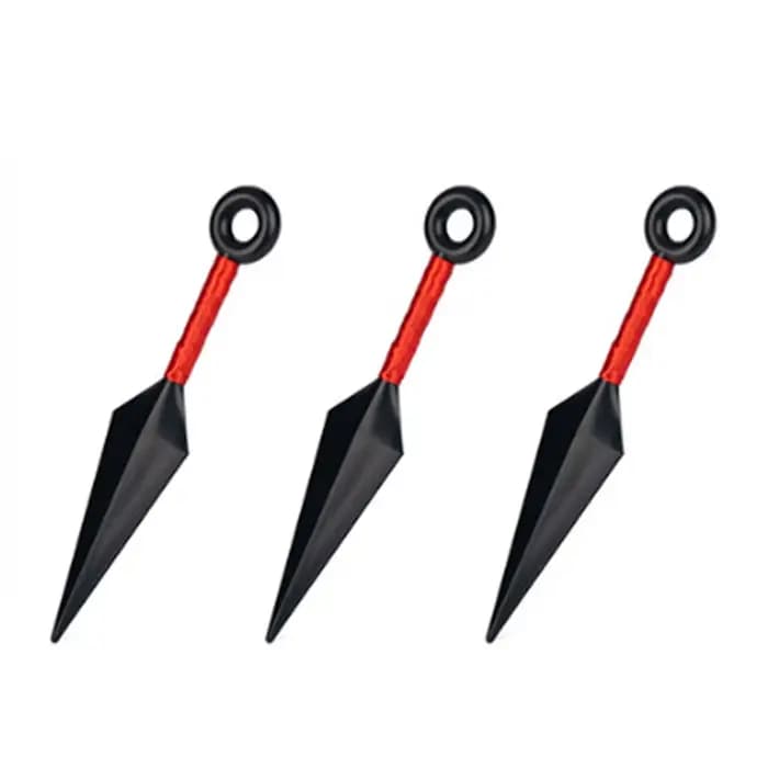 En stock – Accessoires de cosplay Naruto Shippuden Kunai, accessoires de collection en plastique pou