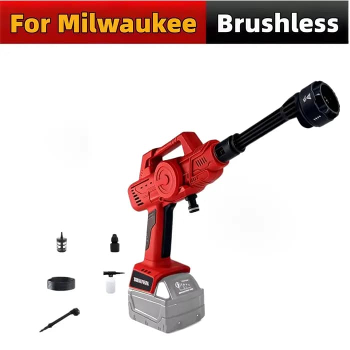 Nettoyeur haute pression sans fil Milwaukee 18V, sans balais, 1000 PSI, 6 modes, outil de nettoyage 