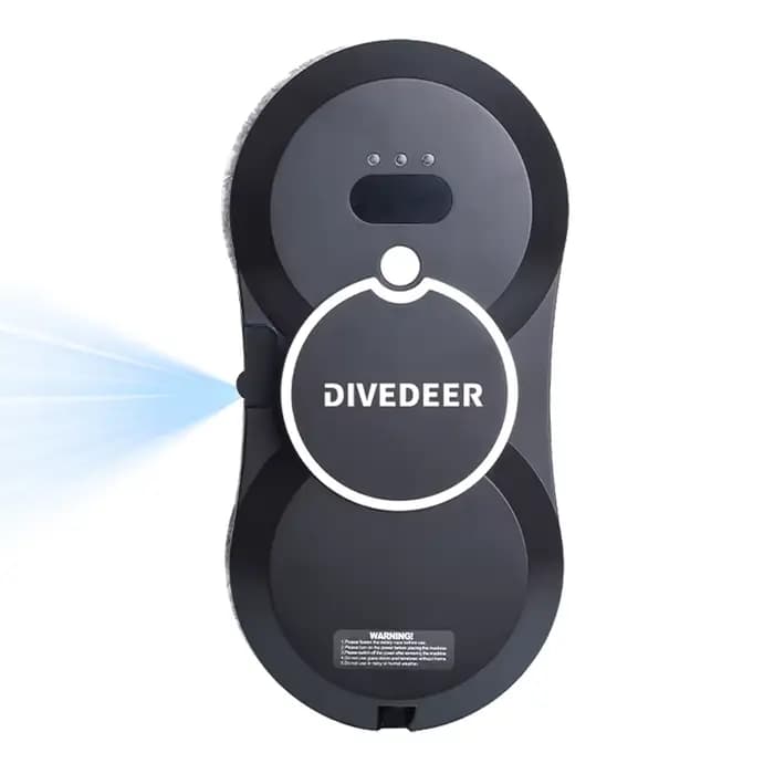 DIVEDEER – robot de nettoyage de vitres à pulvérisation d'eau, intelligent, taille haute, moteur san