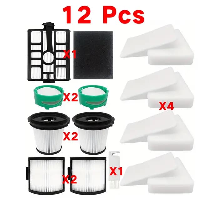 HOME TIMES 12 pièces accessoires Vacuun pour Shark IW3511/IW1111 Detect Pro nettoyeur sans fil