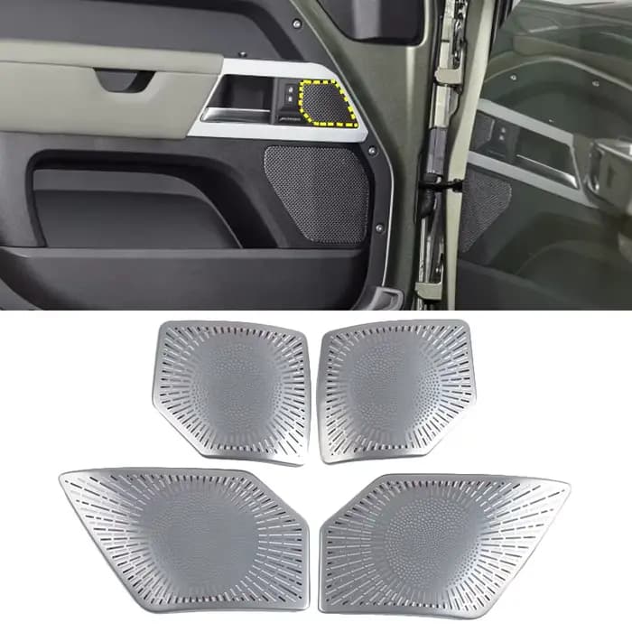 Couverture de klaxon de porte pour Land Rover Defender 110 2020 2021 2022, accessoires de décoration