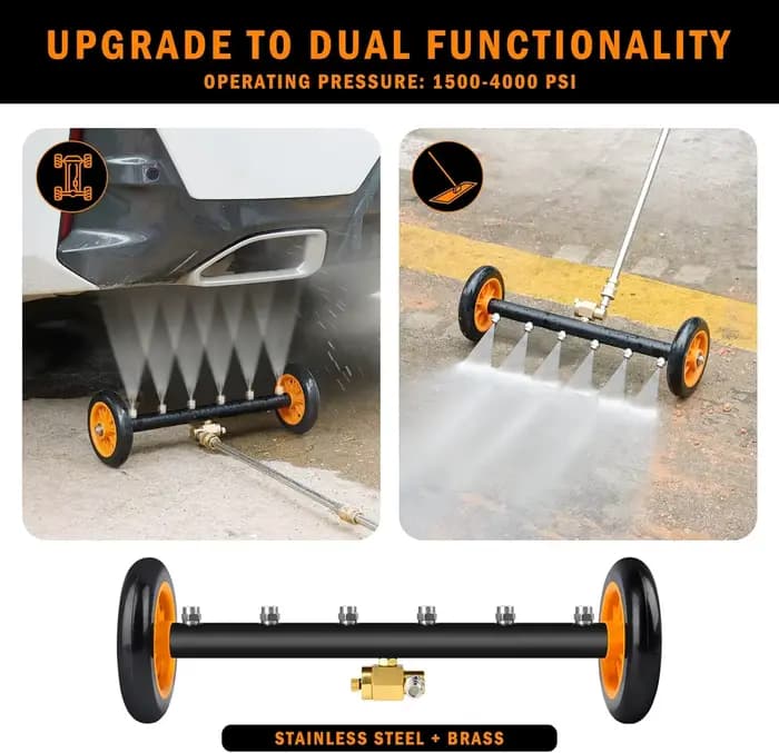 Karcher Lavor Compatible nettoyeur haute pression 16" nettoyeur de surface de train d'atterrissage 1