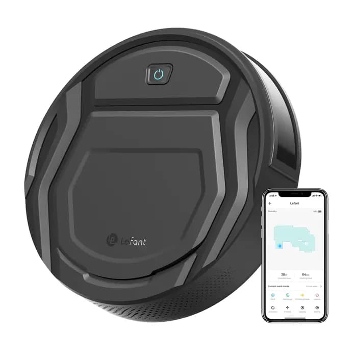 Lefant M210 Pro Robot aspirateur avec aspiration 2200 Pa, WiFi/Alexa/APP/Bluetooth, nettoyage du cal