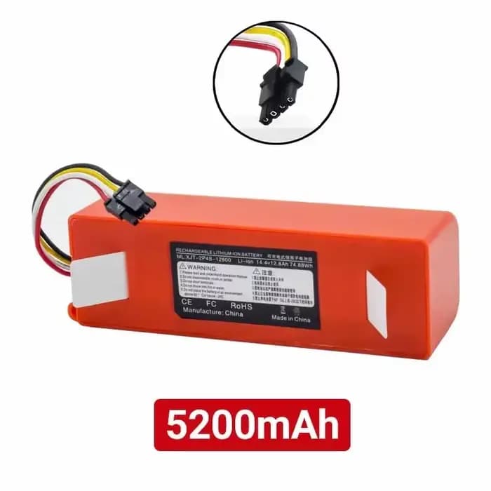 Remplacement de la batterie de l'aspirateur robot BRR-2P4S-5200S, pour Xiaomi Roborock S55 S60 S65 S