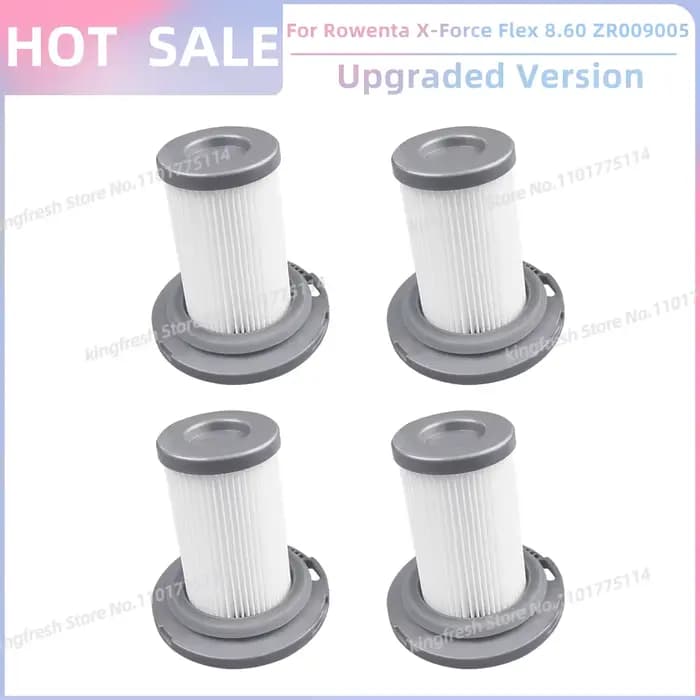 Compatible avec Rowenta X-Force Flex 8.60 ZR009005 Pièces de rechange pour aspirateur sans fil Filtr