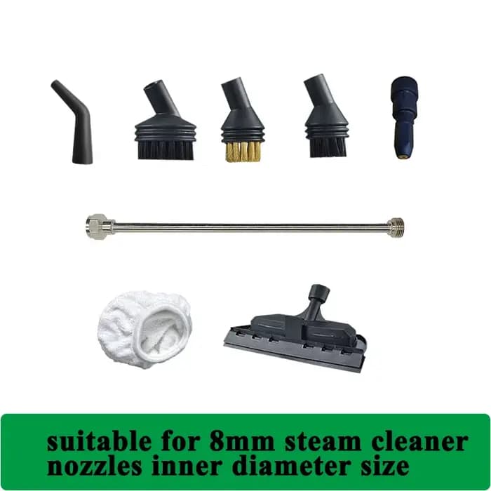 Brosse à vapeur pour aspirateur TC-SC-002, tête de 8mm, buses d'essuie-glace en verre, arroseur file