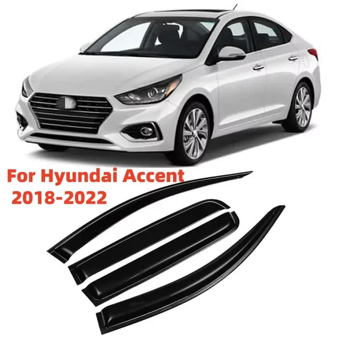 Accessoires pour voitures Hyundai Accent Sedan 2018 2019 2020 2021 2022, pare-soleil, déflecteurs de