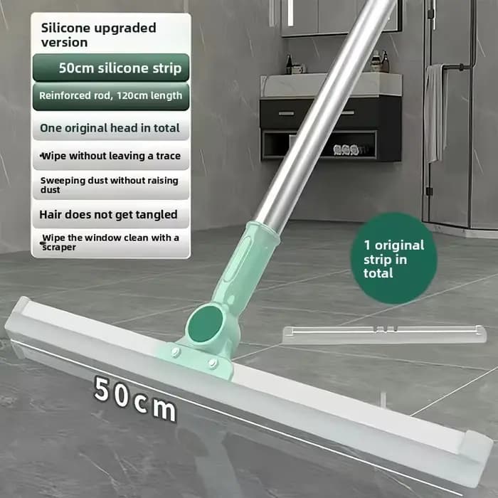 Balai Magique Nettoyeur de Sols Double Usage, Balai à Eau en Silicone, Outil de Balayage et de Netto