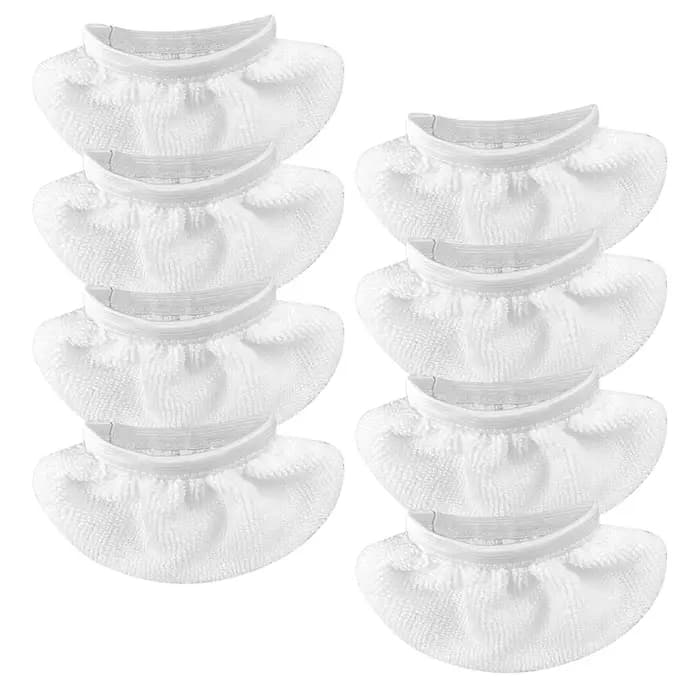 A65T Lot de 8 tampons de vadrouille à vapeur pour nettoyeur vapeur à main, pour Bissell Steam Shot, 