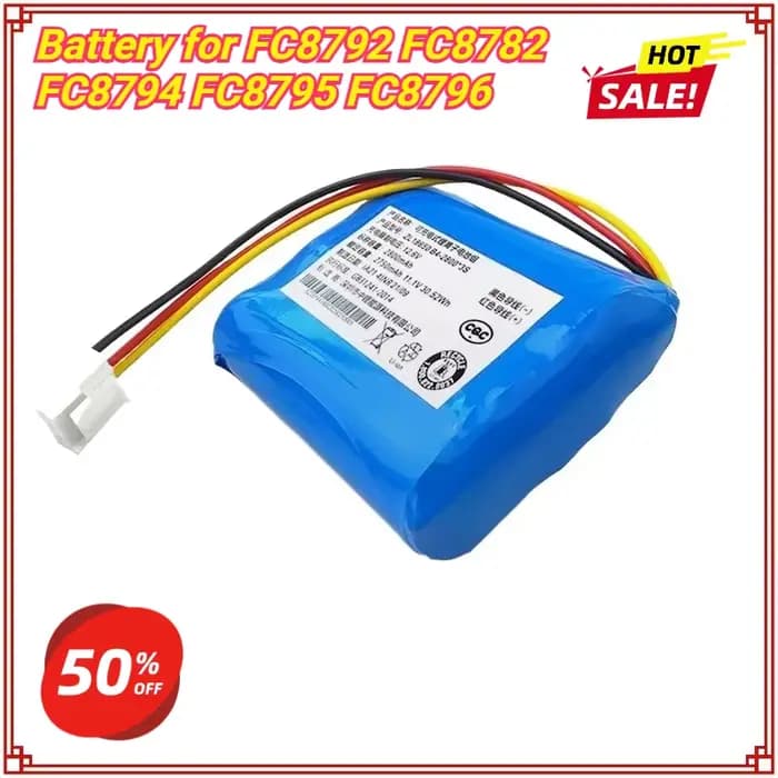 Batterie pour aspirateur robot Philips, capacité de mise à niveau, haute qualité, FC8792, FC8782, FC