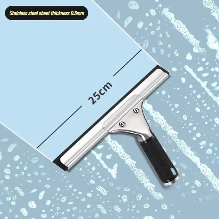 Nettoyeur de vitres en silicone avec lame, raclette pour miroirs de salle de bain, douche, voiture, 