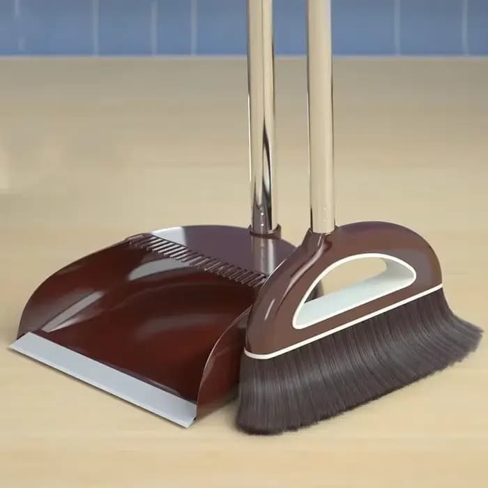Balai magique multifonction et ensemble de pelle à poussière en plastique, essuie-glace pour sols, b
