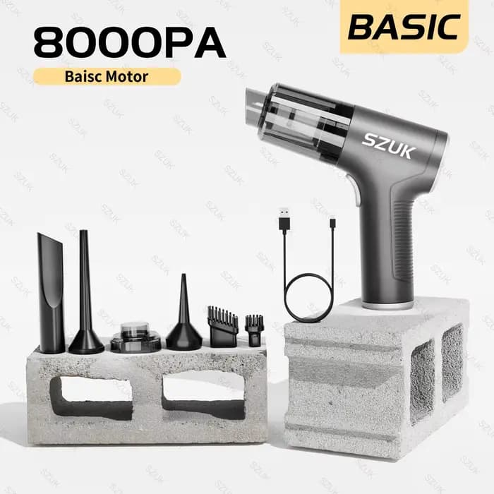 Aspirateur de voiture Mini puissant forte aspiration 2024 moteur sans brosse pour appareil ménager d