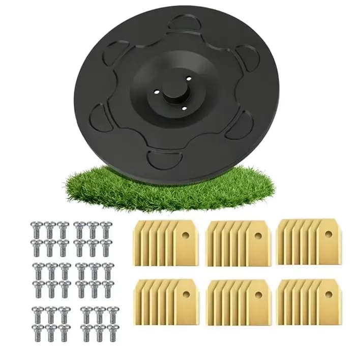Kit de remplacement de disques à 6 lames légers pour Segway Navimow I105N, I105E, I108E, I110N, avec