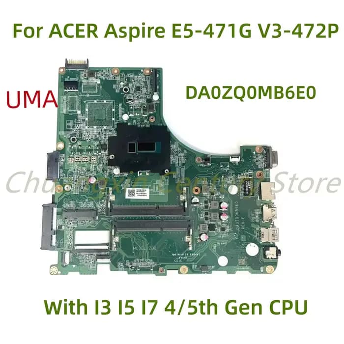 Compatible avec les ordinateurs portables ACER Aspire E5-471G V3-472P E5-471 avec processeur I3 I5 I