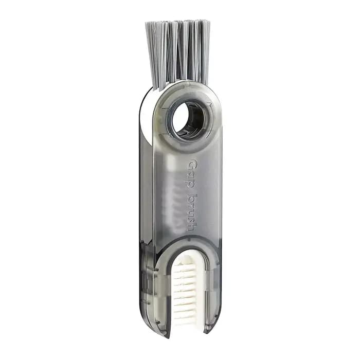 Brosse de nettoyage de couvercle de bouteille d'eau de lait 3 en 1, brosse multifonctionnelle de net