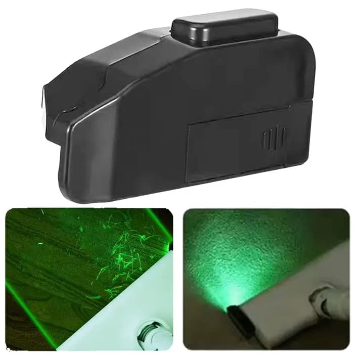 Aspirateur à lumière verte laser, nettoyage de la poussière cachée, poils d'animaux, illuminateur de