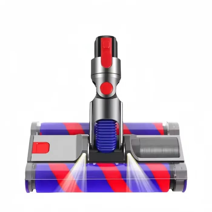 Tête de nettoyage à double brosse à rouleaux souples pour aspirateur Dyson séries V7, V8, V10, V11, 