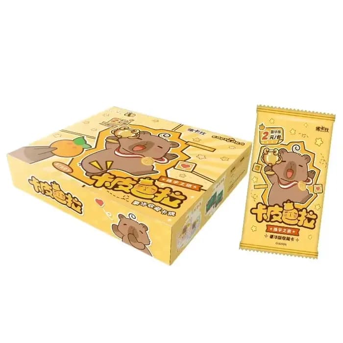 Capybara-Cartes d'expression émotionnelle ing.org, cartes de collection mignonnes, jouet de célébrit