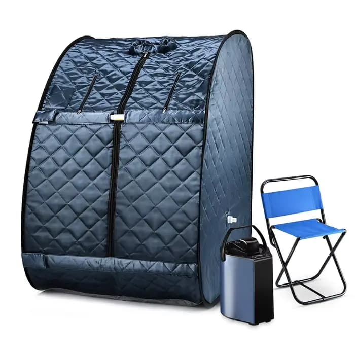 Générateur de vapeur léger pliable portable, sauna, bain à domicile, spa, sac de protection et chais