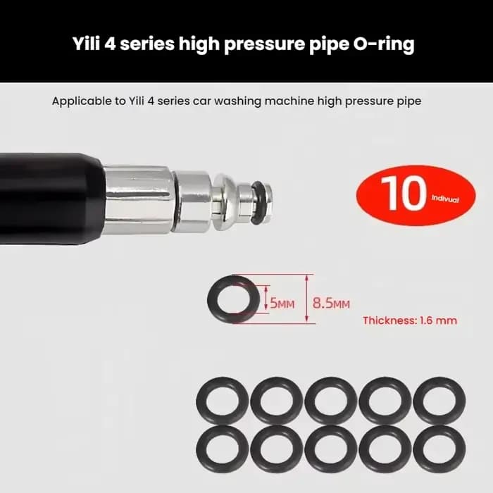 Joint torique en caoutchouc pour pistolet à eau haute pression, pièces de rechange pour lave-auto, a