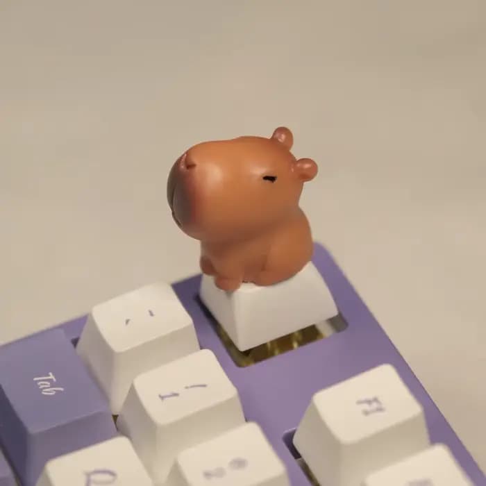 Capuchons de touches Capybara mignons, profil XDA ABS, ensemble de capuchons de clavier mécaniques p