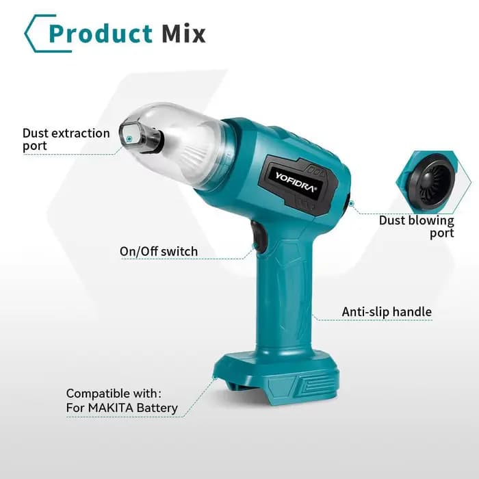 Mini aspirateur électrique à forte aspiration, souffleur de nettoyage domestique portatif sans fil a