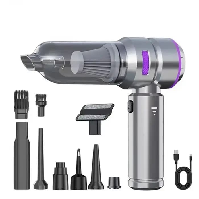 Aspirateur de voiture haute puissance, portable, sans fil, avec moteur sans balais, machine de netto
