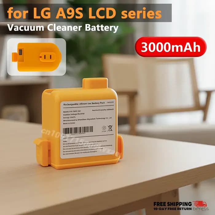 Batterie de remplacement pour aspirateur sans fil LG A9S, 23/24 mAh, Li-ion, Compatible O9884GE O988