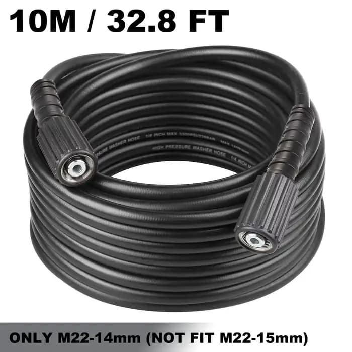 Extension de tuyau de remplacement pour nettoyeur haute pression de voiture, 2300 PSI + 20M sans cou