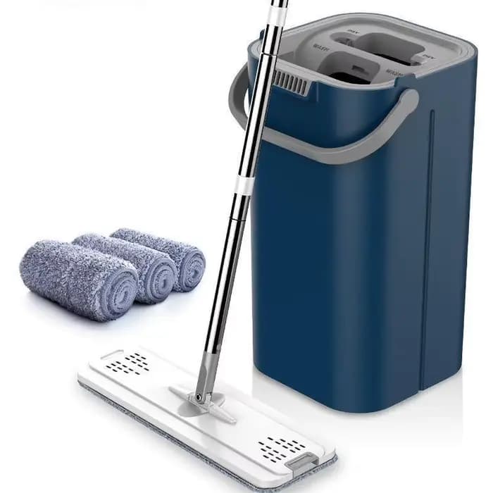 Ensemble de vadrouille mains libres, livres de lavage, outils de nettoyage de sol, vadrouilles en mi