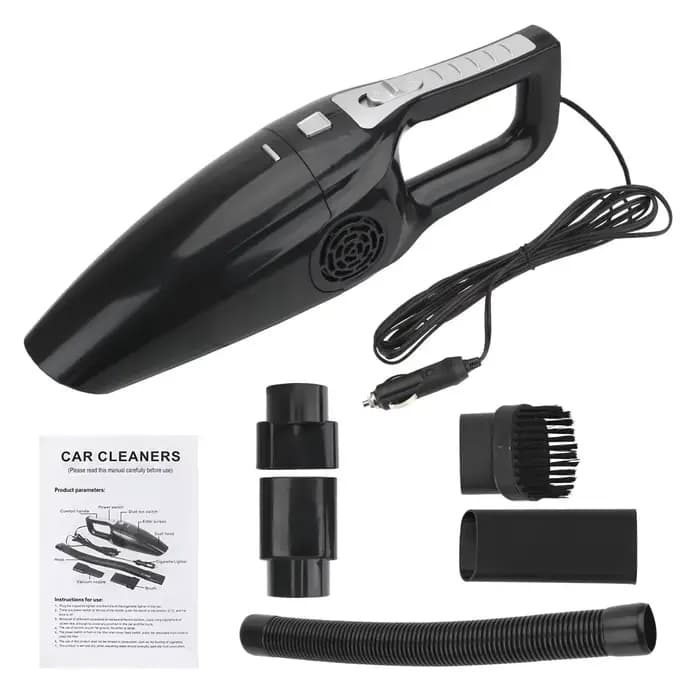 Mini aspirateur de voiture portable à double usage, 12V, 120W, support et sec, déterminer injuste, h