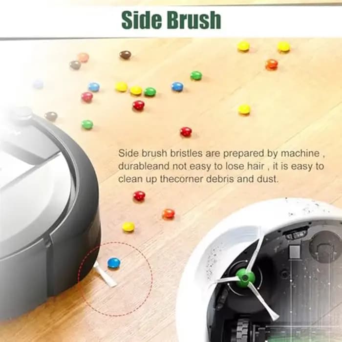 ABJN-pour Irobot Roomba I7 + I3 I4 + I6 I6 + I8 I8 + brosses en caoutchouc accessoires pour aspirate