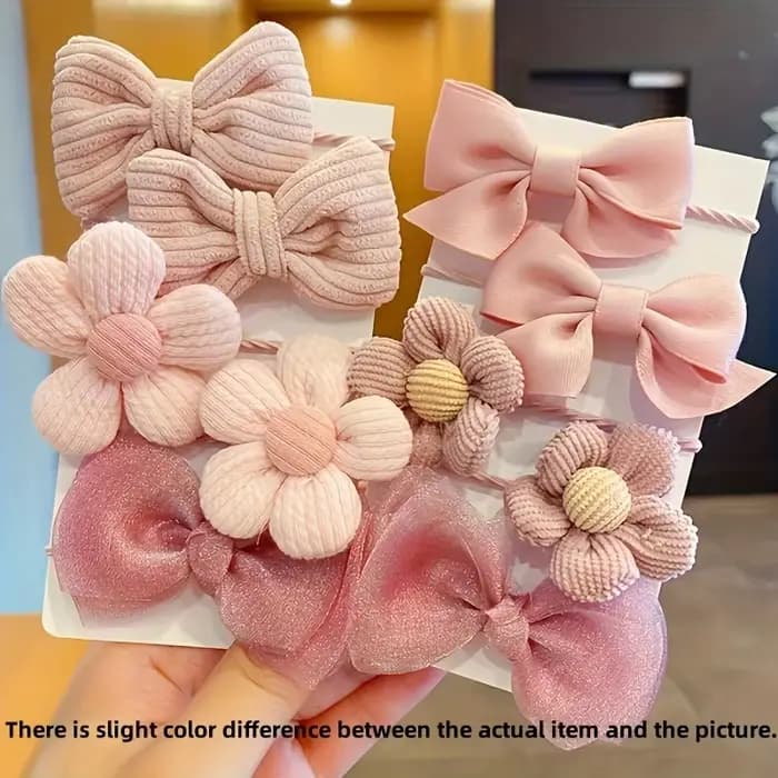 10 pièces de conception de fleur d'arc de Style mignon et doux, forte élasticité, neendommage pas le