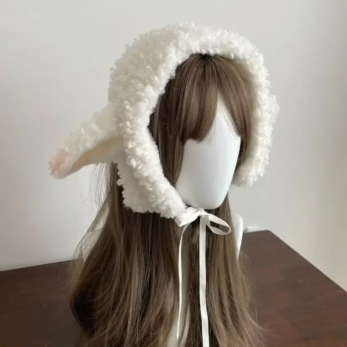 Jambières d'hiver en fausse fourrure de renne en peluche, bottes en fourrure Kawaii, couverture de c