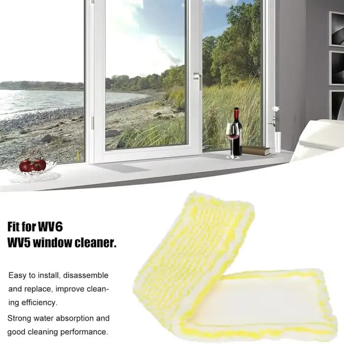 Grattoir en caoutchouc A19F-7Pcs 280Mm pour Machine de nettoyage de vitres Karcher WV6 WV7, grattoir