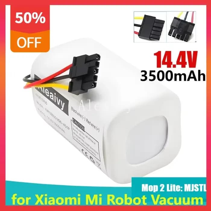 Batterie N011-4S1P 14.4V 3500mAh pour aspirateur Robot Xiaomi Mi Mop 2 Lite MJSTL, remplacement de b