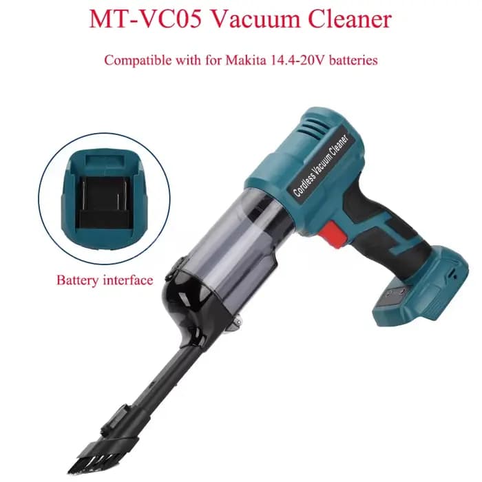 Aspirateur à moteur sans balais Portable VC05 avec réglage de la vitesse pour batterie Li-ion Makita