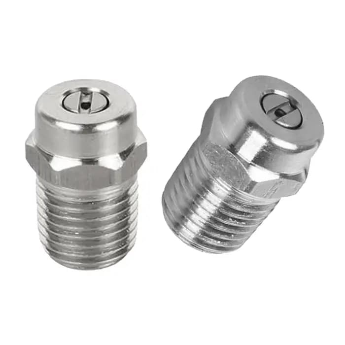 Nettoyeur haute pression 1/4 ", accessoires de lavage, buse de ventilateur de pulvérisation en acier