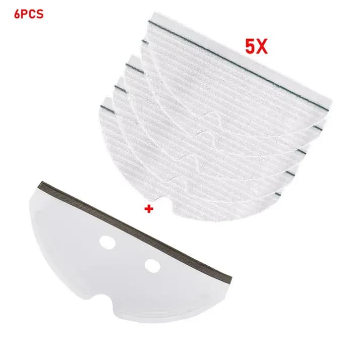 Lingettes de rechange et support pour lingettes avec réservoir d'eau pour Xiaomi Roborock S50 S53 S5