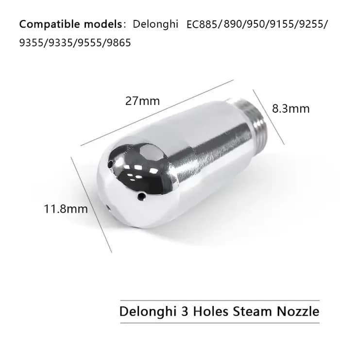 Buse à vapeur de café pour EC885/EC9155/9355/9255/9665/9865 Delonghi La Specialista, bec en mousse d