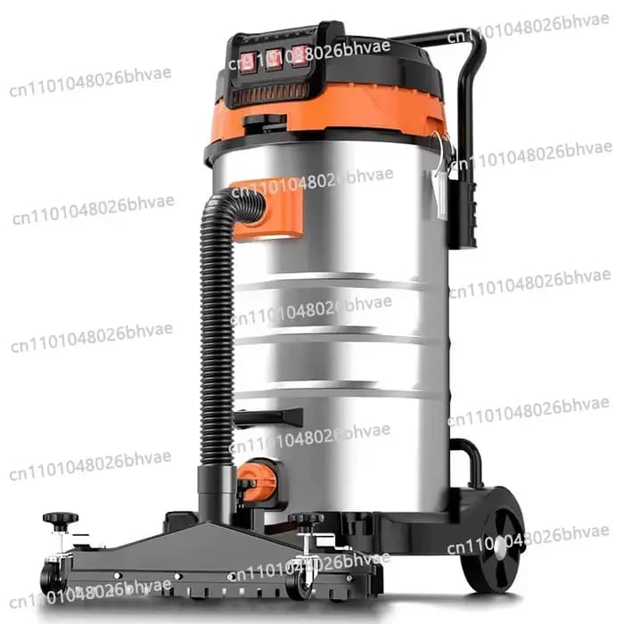 Aspirateur industriel commercial 100L, grand réservoir, haute puissance d'aspiration, idéal pour le 