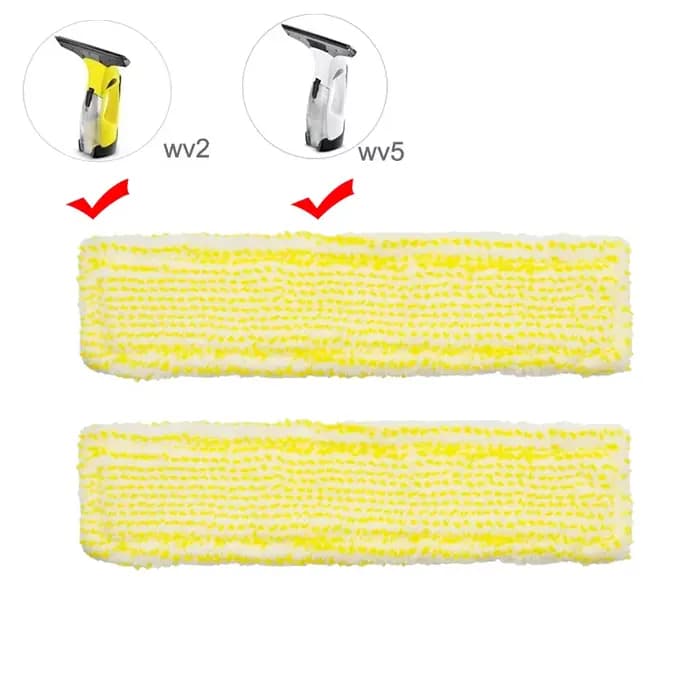 Chiffon de vadrouille lavable pour Karcher WV1 WV50 WV75 WV2 WV5, Machine de nettoyage de vitres de 