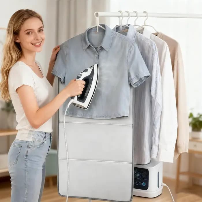 Support pliable pour planche à vapeur, pour le repassage des vêtements, planche à repasser suspendue