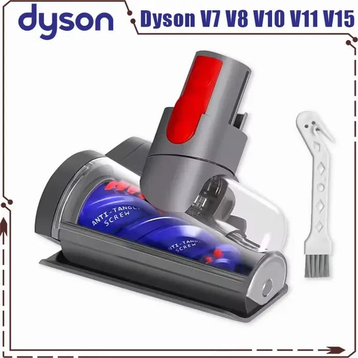 Mini tête de brosse motorisée Anti-emmêlement, mise à niveau pour aspirateur Dyson V7 V8 V10 V11 V15