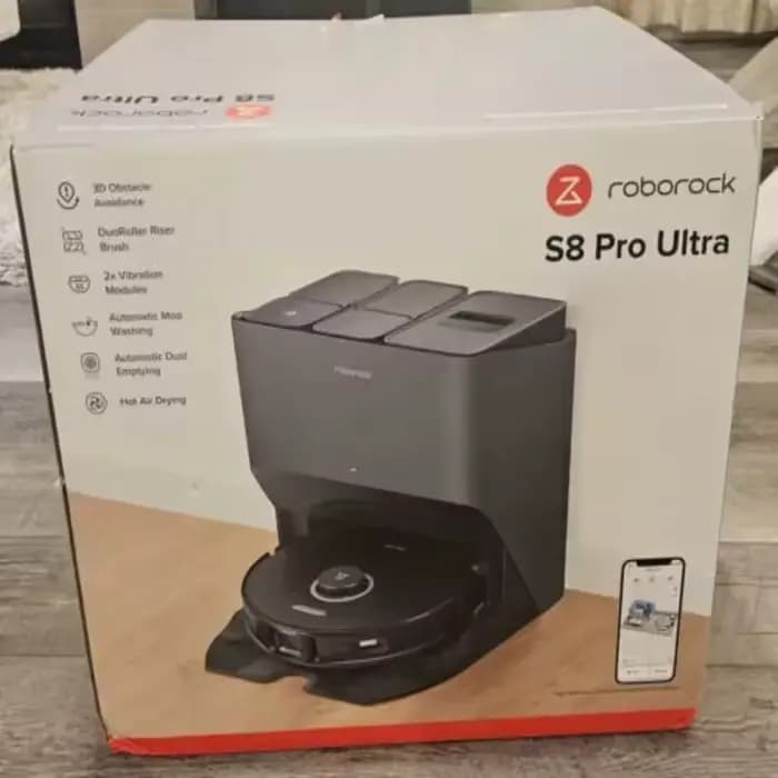 Offre Spéciale : Aspirateur et Nettoyeur Robot Authentique Roborock S8 Max Ultra, Séchage et Lavage 