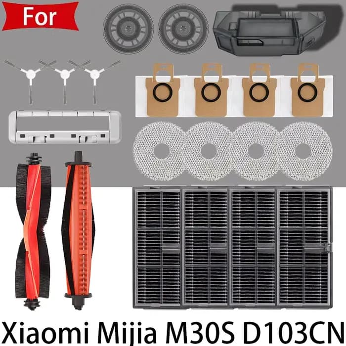Accessoires d'aspirateur pour Xiaomi, brosse latérale principale, lèvre, filtre Hepa, vadrouille, gr