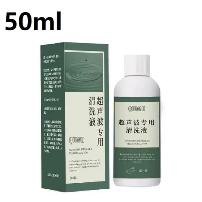 Solution de nettoyage de bijoux à ultrasons, 100/120ml, pour Machine de nettoyage de lunettes à ultr